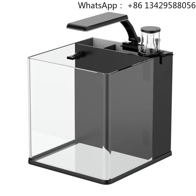 حوض أسماك ميني من الزجاج فائق  - مراجعة Marine Aquarium Cube وسعره