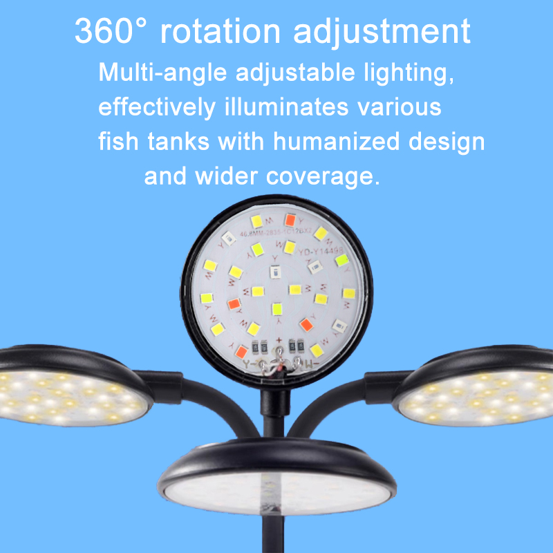 USB حوض السمك LED مصباح خزان ا - مراجعة Aquarium Marine Lights وسعره