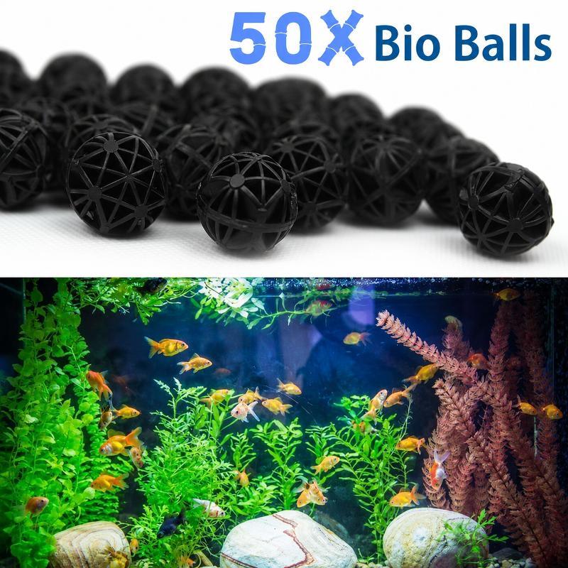 50 قطعة من كرات الفلتر البيولو - مراجعة Marine Aquarium وسعره