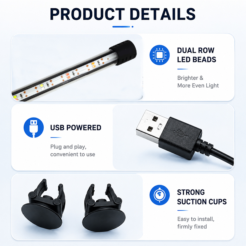 شريط إضاءة LED كامل الطيف بطول - مراجعة Aquarium Marine Lights وسعره