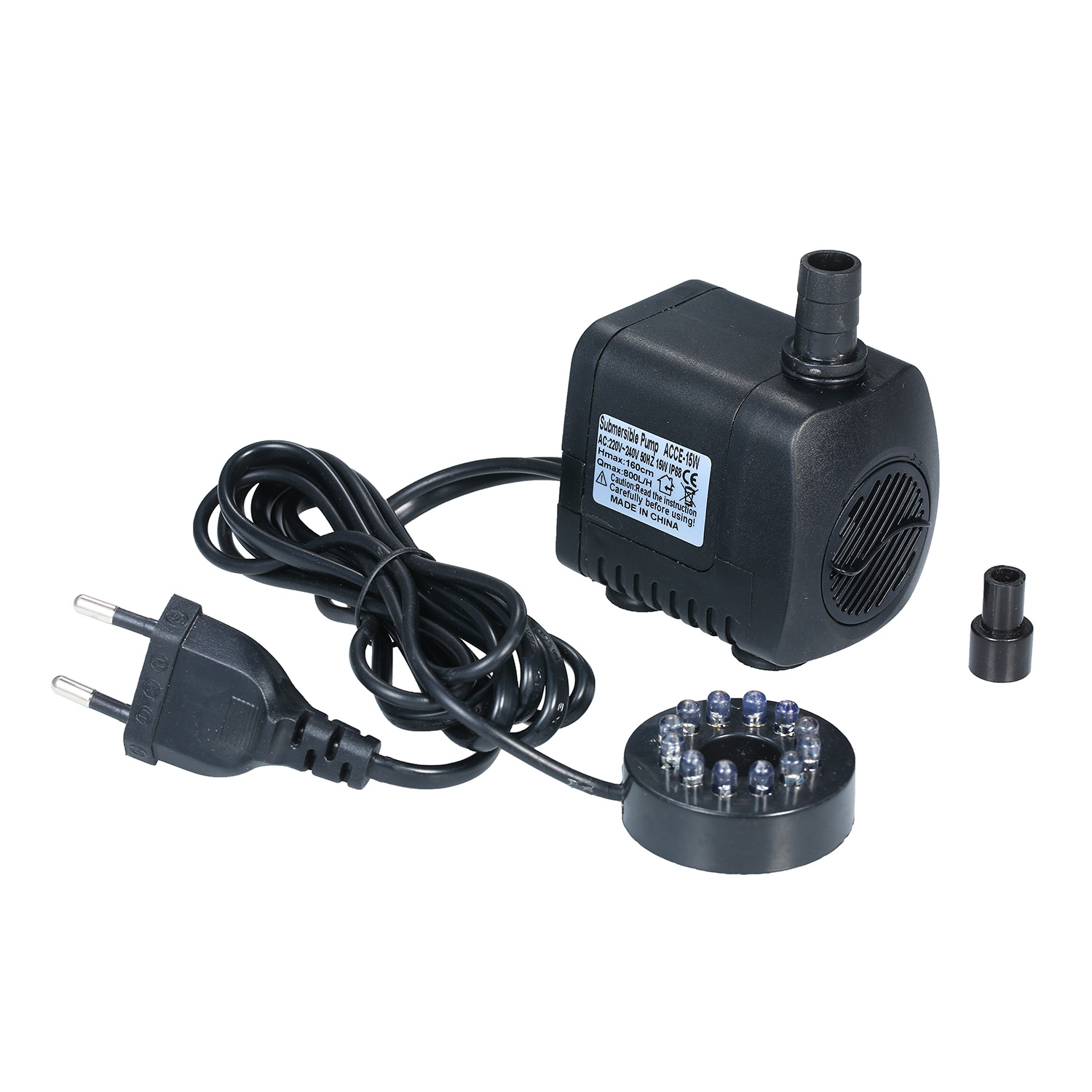 مصباح ليد مضخة غاطسة 800L/H فا - مراجعة Aquarium Marine Lights وسعره