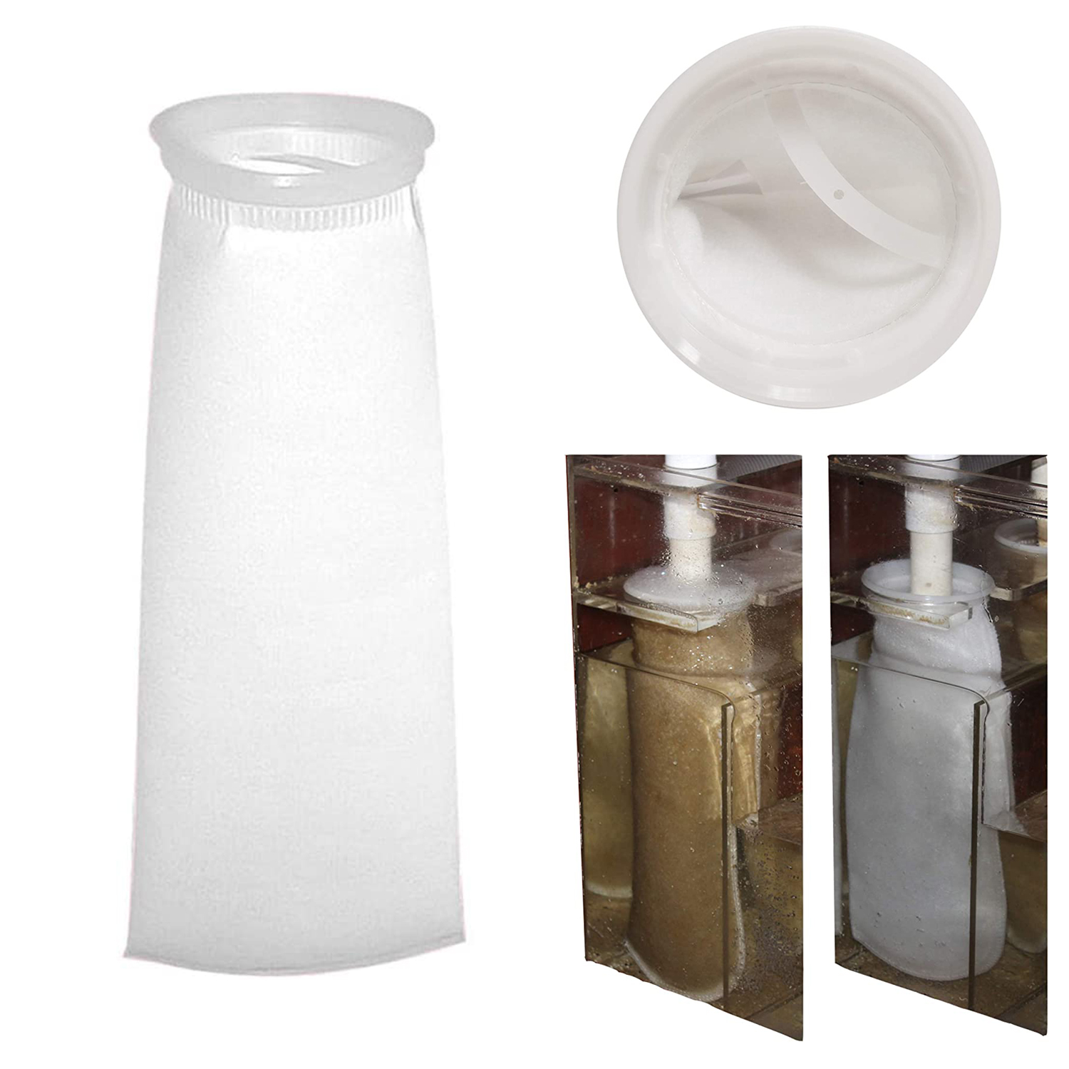 حوض السمك تصفية الجوارب أكياس  - مراجعة Reef Tank Filter وسعره
