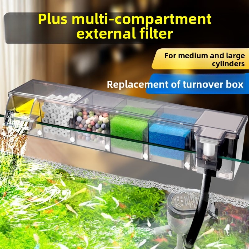 فلتر حيوي كيميائي متعدد الغرف  - مراجعة Reef Tank Filter وسعره