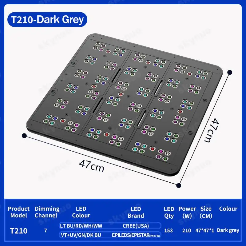 TLF KASSRAY T210 210 واط تغطية - مراجعة Reef Lighting وسعره