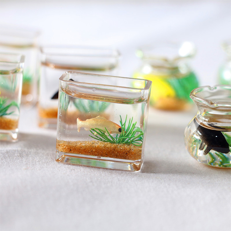 زينة منزلية، دمى، ألعاب زخرفية - مراجعة Marine Fish Tank وسعره